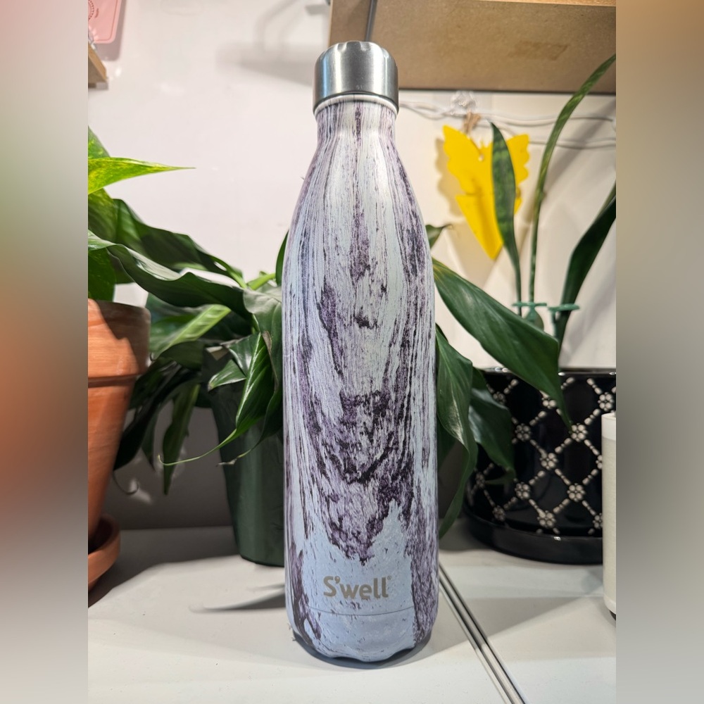 S'well Purple Teakwood Stainless bottle